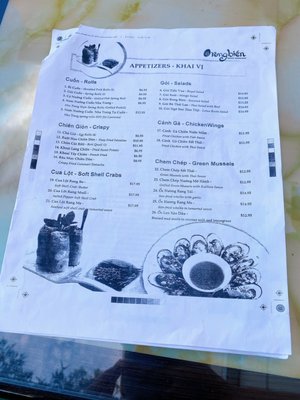 Rong Biển Restaurant menu 4