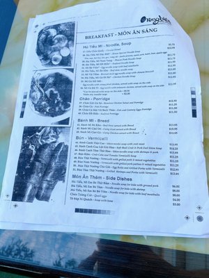 Rong Biển Restaurant menu 5