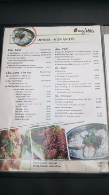 Rong Biển Restaurant menu 1